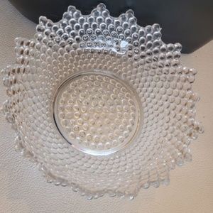 Antique Hobnail Glass Bowl